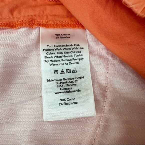 NWT EDDIE BAUER Women's Aspire Pull-On Dusty Coral Outdoor Shorts Sz 10 - Picture 12 of 16
